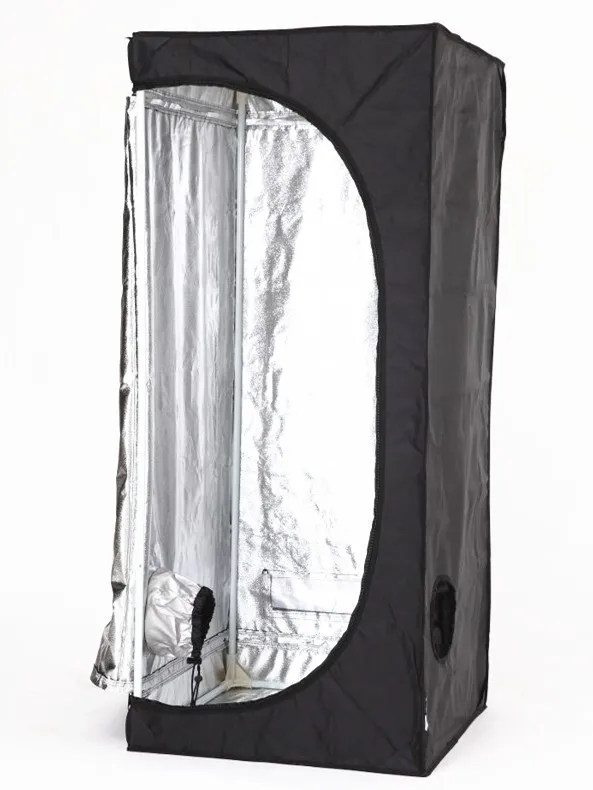 60*60*140cm 600D Indoor Hydroponics Grow Tent Greenhouse Reflective