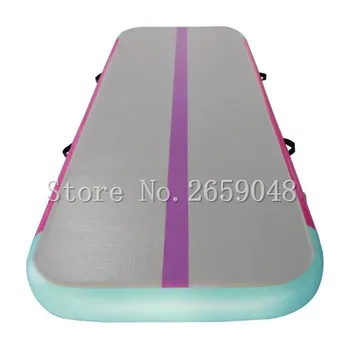 

Free Shipping 8x1x0.2m Wholesale Gymnastics Inflatable 8m Air Track Double DWF Gym Mat Inflatable Air Tumble Track For Sale