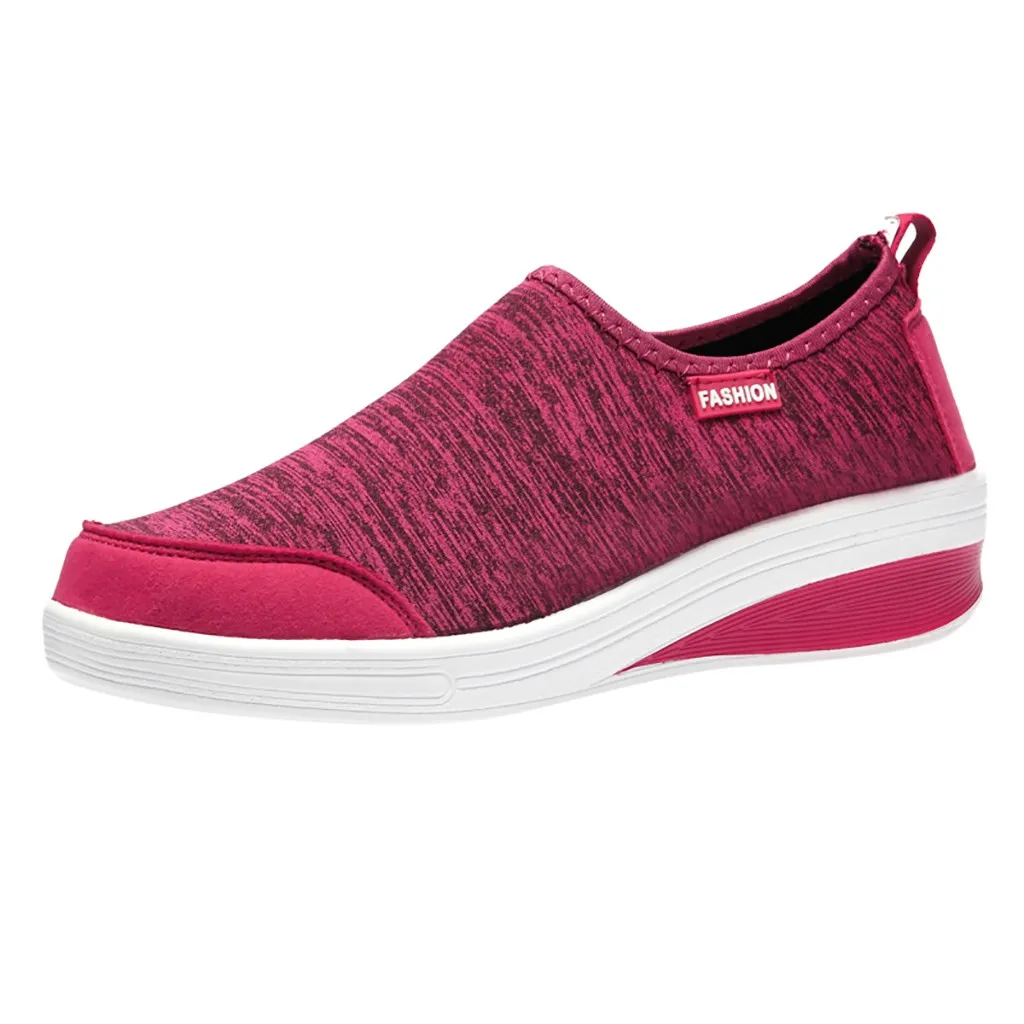 

Fashion Shoes Woman Mesh Heightening Shoes Male Soft Bottom Rocking Running Shoes Walking Shoes Woman Sneakers 2019
