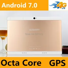 Android 7.0 Tablet PC 10 inch Dual SIM 3G WCDMA 4G LTE Child Tablet 10.1 4GB RAM 64GB ROM Support Play store