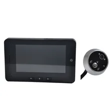 4,3 дюймов Обнаружение движения видео дверной телефон глазок поддержка 32G TF карта