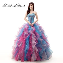 Халат Longue Милая с вечернее платье с бисером многоцветный длинное фатиновое торжественное элегантное платье для женщин вечернее платье для выпускного вечера