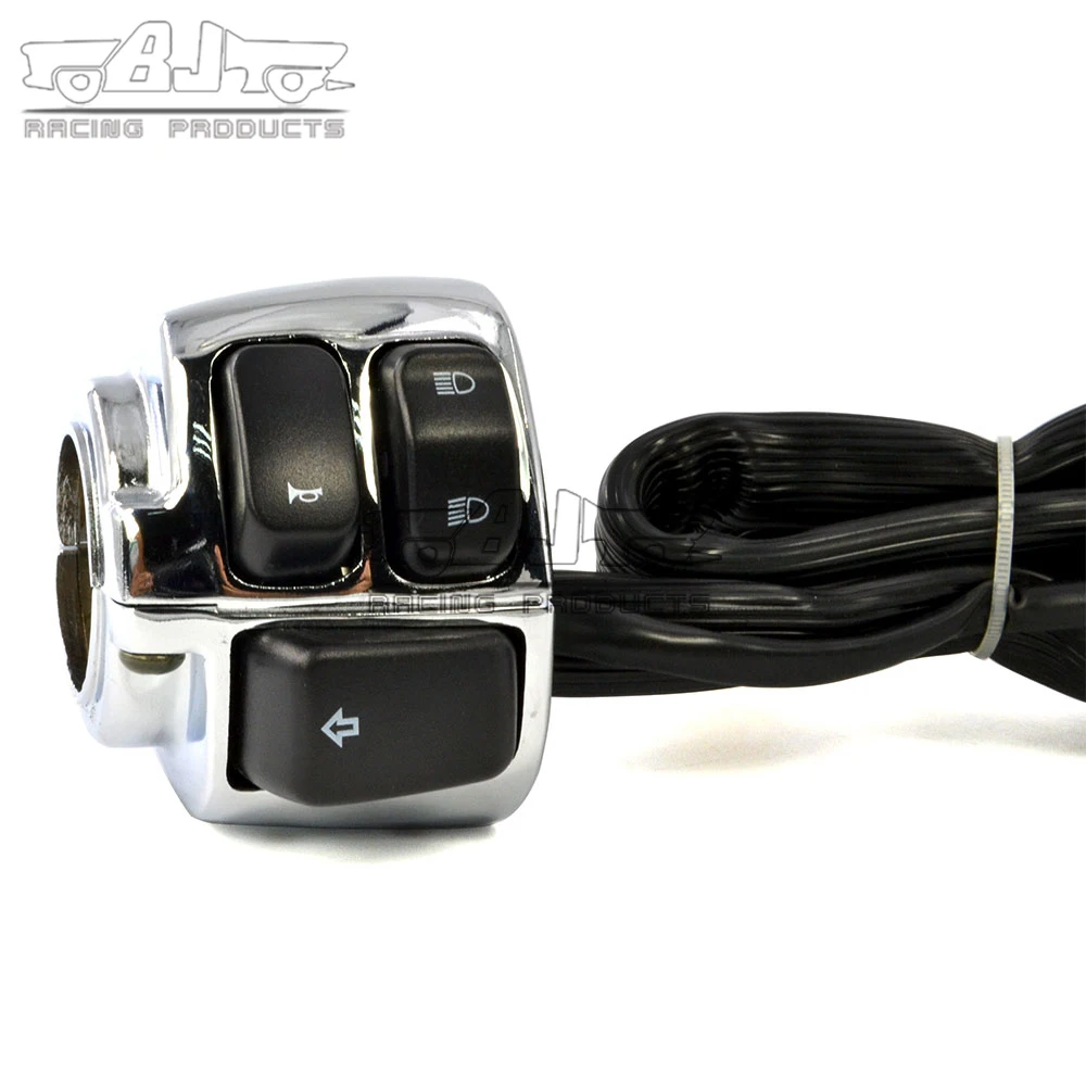 Выключатель проводки Bjmoto для мотоцикла Harley Dyna Sportster Softail VROD 1996 2012 25 мм 1 &quot