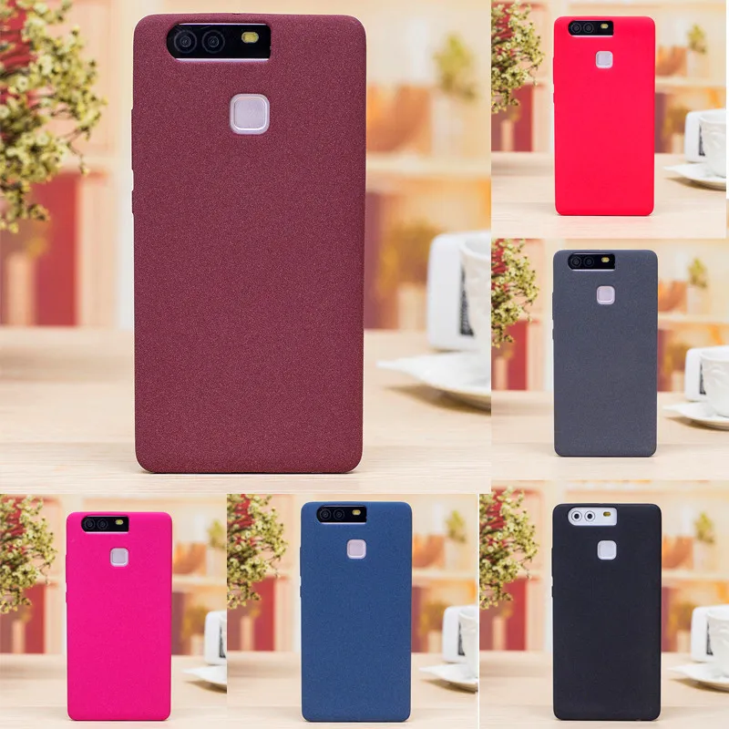 

2Pcs Huawei Ascend P 9 P9 Case Colored Plush Matte Silicone TPU Skin Soft Back Cover Phone Case Huawei Ascend P9 Soft Cover