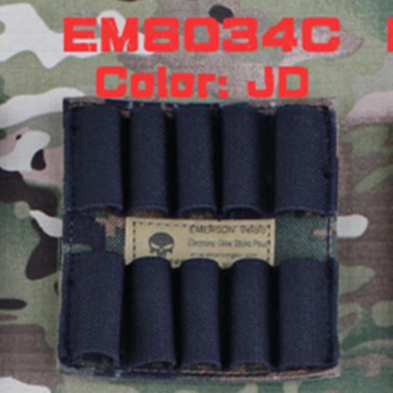 Emerson gear тактический военный светильник с палкой Чехол Molle Utility Emerson тактический Пейнтбол боевое снаряжение EM6034 черный Мультикам