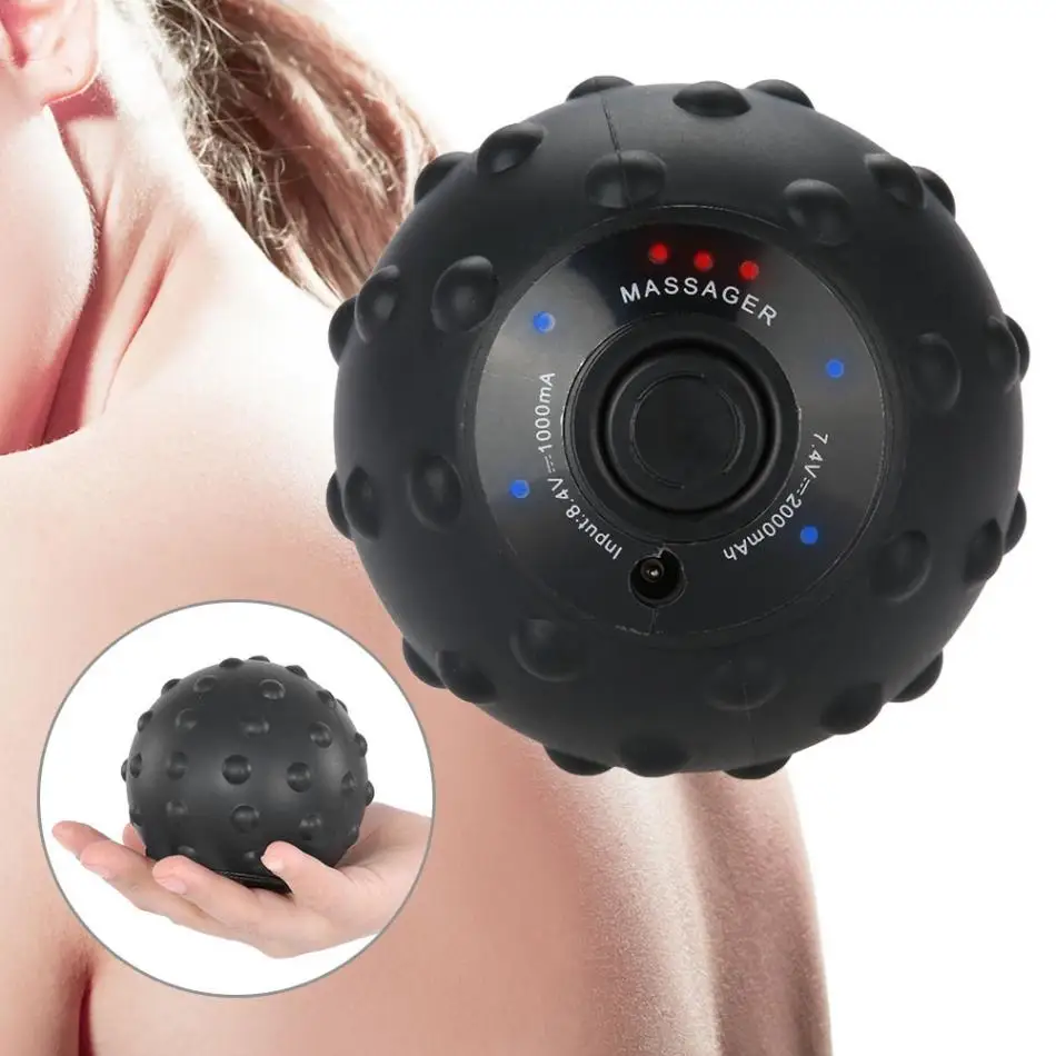 

Vibrating Massage Ball Fitness Ball Relieve Trigger Point Training Fascia Ball Local Muscle Relaxation Electric Massage Roller