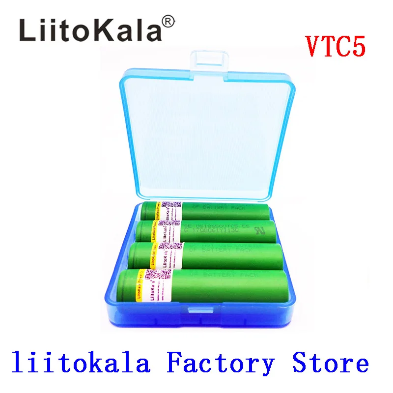 Батарея Liitokala 18650 2600 мАч 100% оригинал 3 6 В US18650 VTC5 30 А разряжаемая батарея |