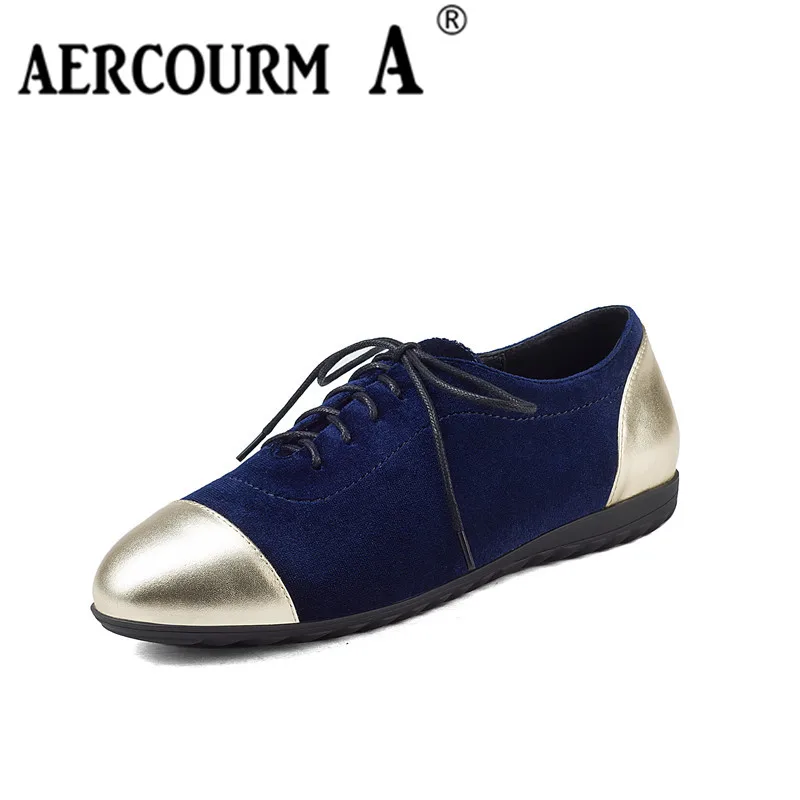 

Aercourm A High Quality Women Shoes Flat 2017 Spring Summer New Genuine Leather Casual Shoes Kid Suede Sheepskin Flat Shoes H835