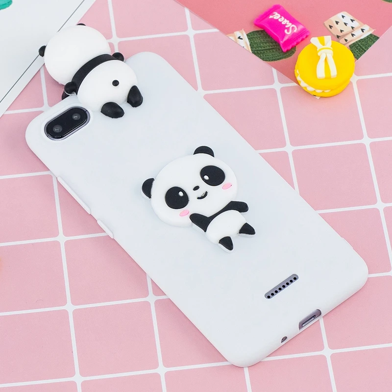 Etui Xiaomi Redmi 6A чехол для Xiomi Redmi 6A 3D игрушка панда кактус силиконовый чехол для телефона для Funda Xiaomi Redmi 6A чехол для женщин