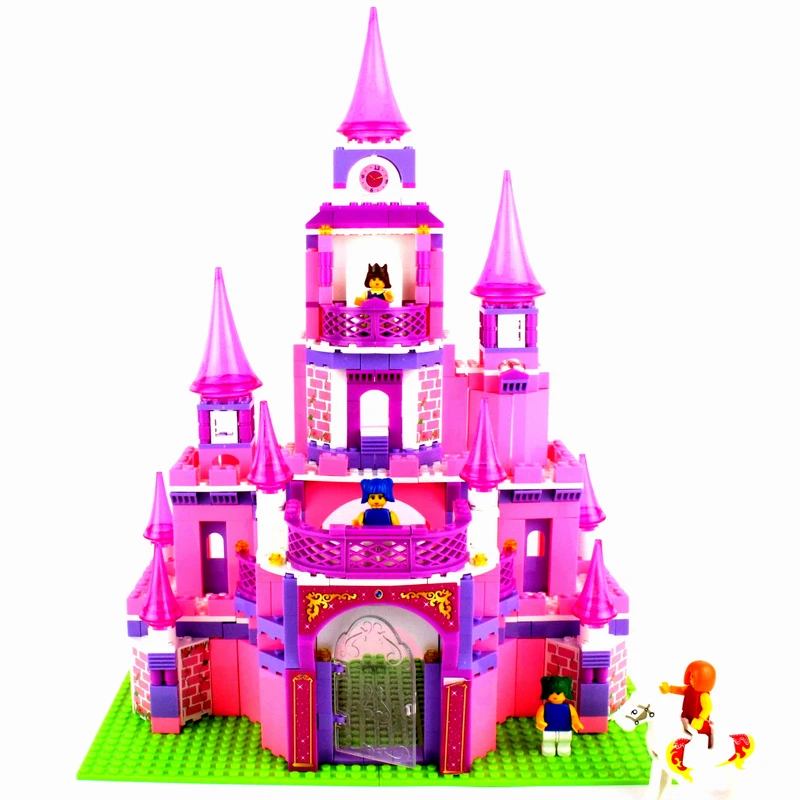 

Sluban B0152 learning/education Princess series Castle Building Block Set Girls Bricks Gift brinquedos legoed
