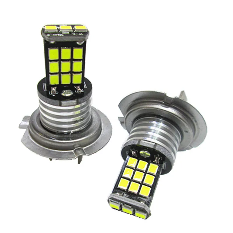 2PCS High Power H7 21W 21smd 2835 21LED 700LM 6000K canbus Fog Lamp Super White Driving lights 12V1