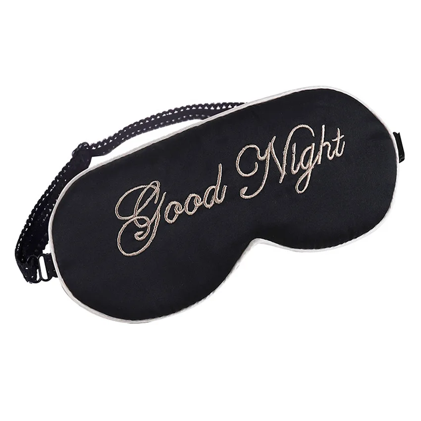 Повязка для сна тутового шелковая маска Good Night Спящая глаз Расслабляющая повязка