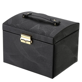 

Casegrace Multi-Function Storage Box Leather Jewelry Organizer Multi-Layer Jewelry Display