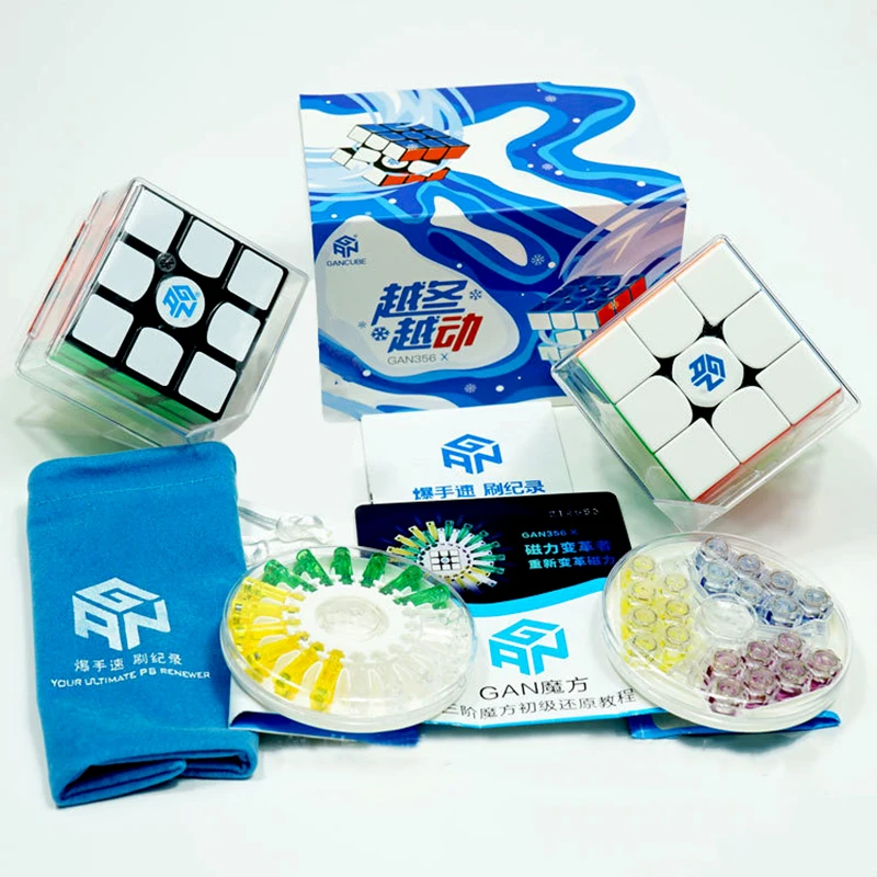 Gan 356 X Магнитный 3x3x3 куб магический скоростной игрушка Профессиональный Gans Cubo Magico