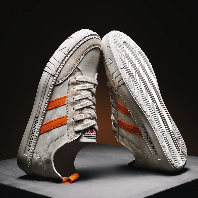 

Men's summer shoes 2019 new men's breathable wet shoes dirty orange