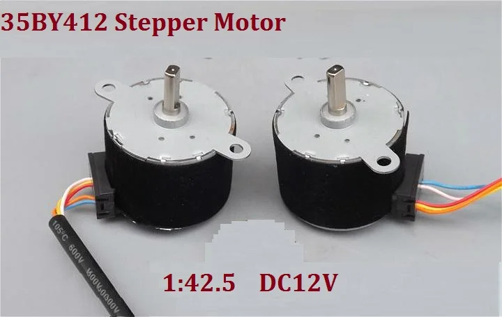 1 пара MP35HA32 DC12V 4 фазный 5 проводной Шаговый двигатель 150mN.m 7 градусов Передаточное