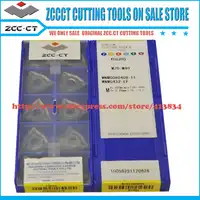 10 ピース/ロット WNMG080408-EF WNMG080408 WNMG08 ZCCCT 挿入 WNMG 080408-EF ZCC 超硬旋削工具 cnc 旋盤カッター