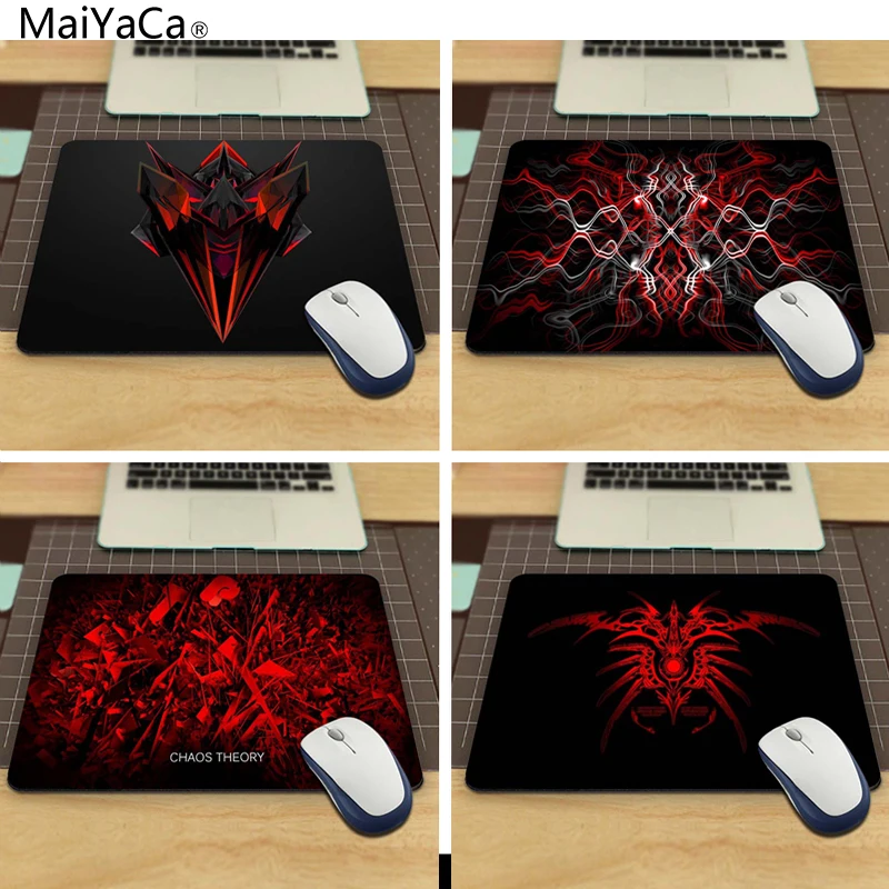 Коврик для мыши MaiYaCa с абстрактной Красной Vitesse Gaming Edition классный
