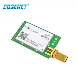 NRF24L01P 2,4 ГГц 20dBm Long Range ВЧ-модуль Беспроводной трансивер E34-2G4D20D полный дуплекс 2,4 ГГц nRF24L01 SMA iot передатчик