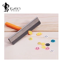 10 шт. бритва Fimo Полимерная Глина трости стержни лезвие резак для 3D дизайна ногтей украшения Фруктовые палочки Подвески ломтики Инструменты фольга DIY Набор