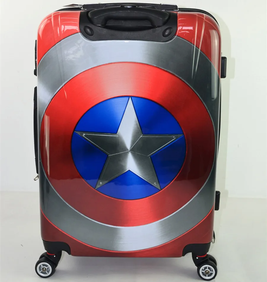 Capitán américa diseño edición limitada de equipaje bolsas de viaje, 20 \