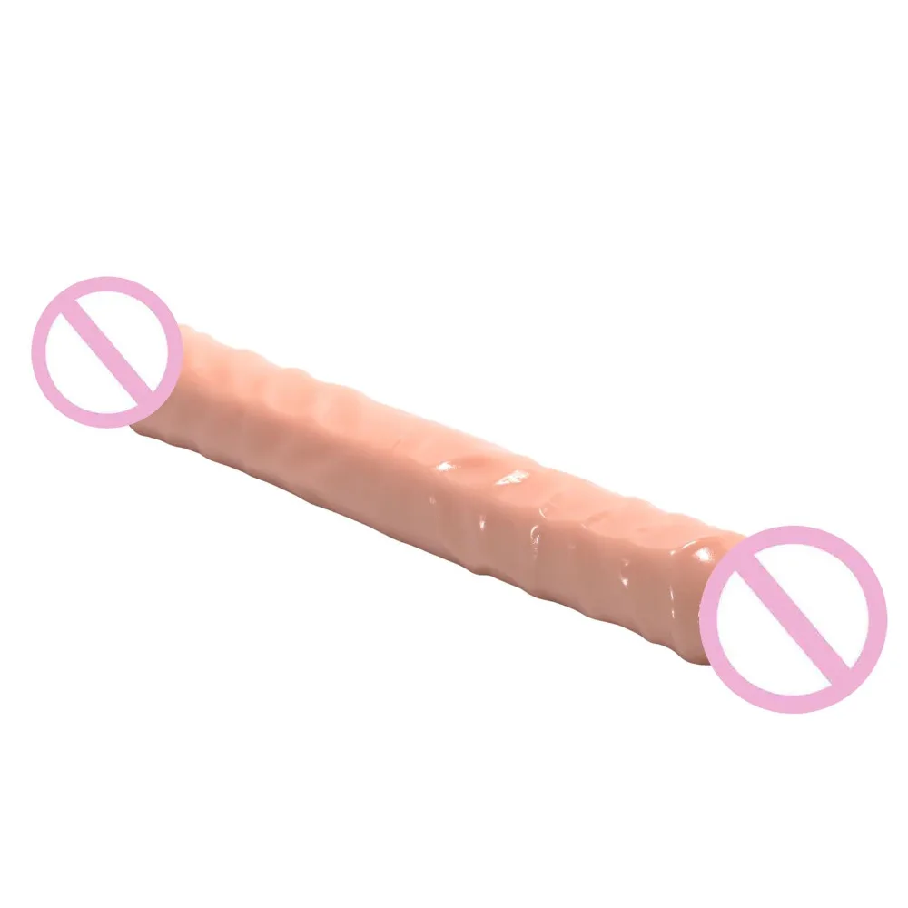 11.8in Long Double Dildo Realistic Double Ended Dildos For Women Penis Butt Anal Plug Sex Toys For Woman Lesbian Couples