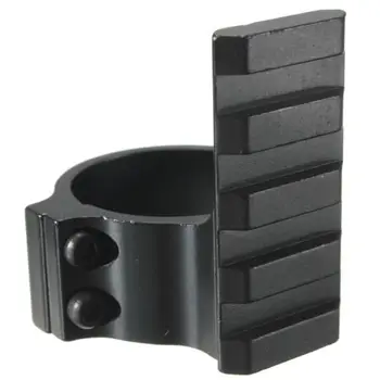 

MYLB-30mm Ring Tube Flashlight Laser Clip 20mm weaver Picatinny Rail Scope Mount adapter Black