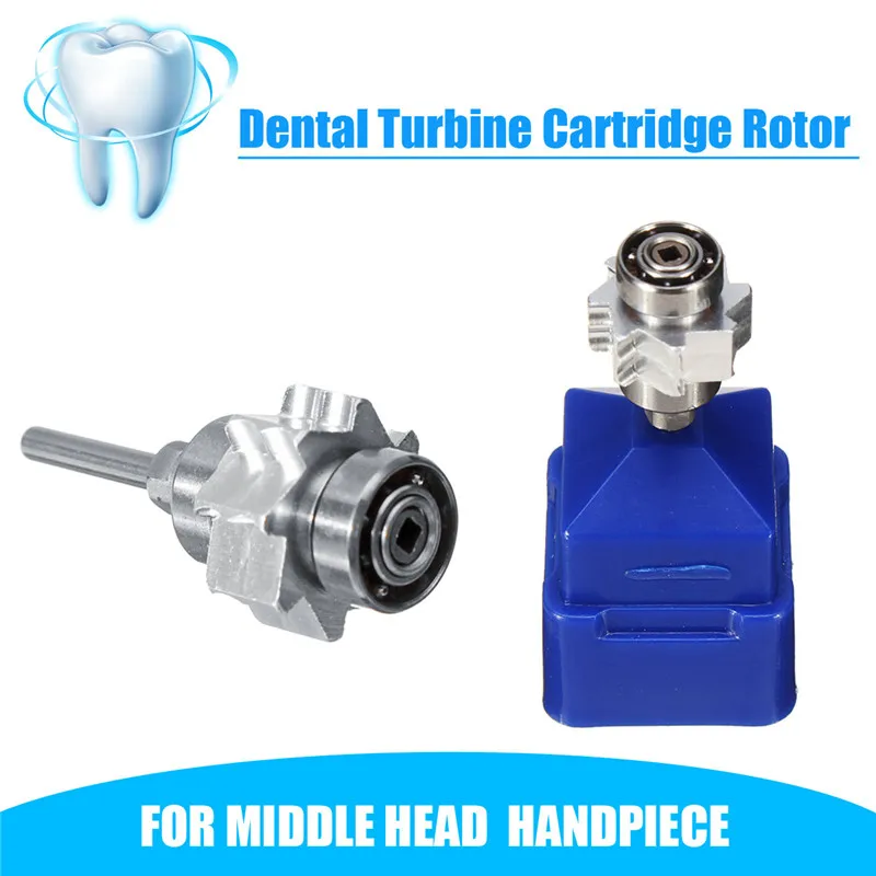 

1 Pcs Metal Dental Turbines Cartridge Rotor For Replace Middle Head Handpiece Parts Teeth Whitening Care Tools Accessories New