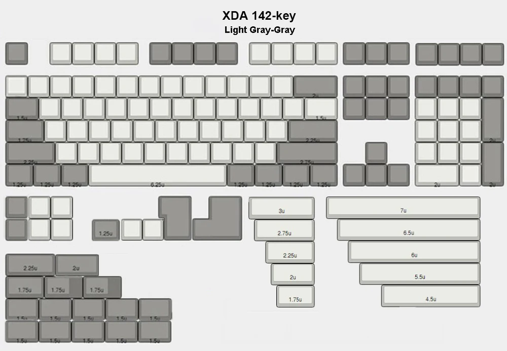 XDA 142,Light Gray-Gray