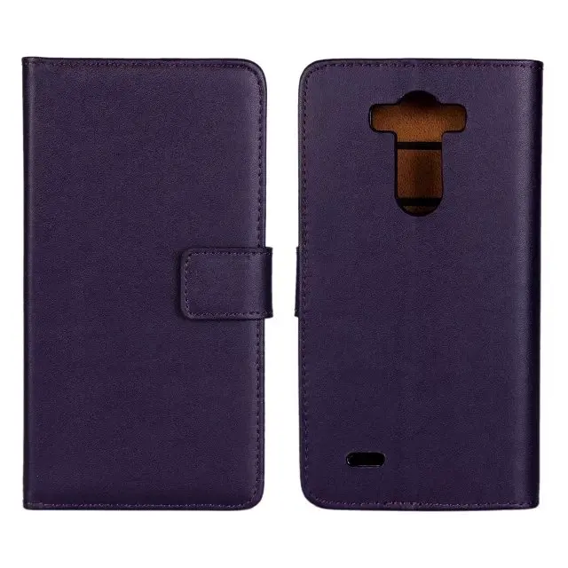 Чехол-бумажник из искусственной кожи премиум класса С Откидывающейся Крышкой для LG G3 с отделениями для карт и отделением для денег, чехол для LG G3 D855 D857 D858 D859 GG - Цвет: Фиолетовый