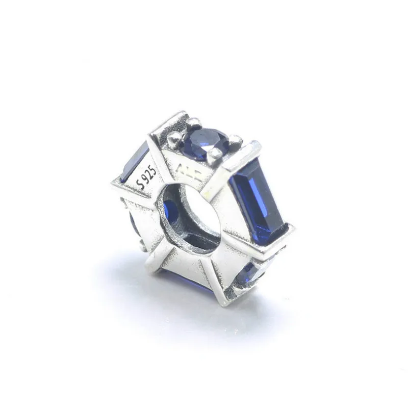 

2019 Best Selling 925 Sterling Silver Blue Dream Ice Sculpture Beads Fits Charm Bracelet DIY Women Jewelry Party Gifts