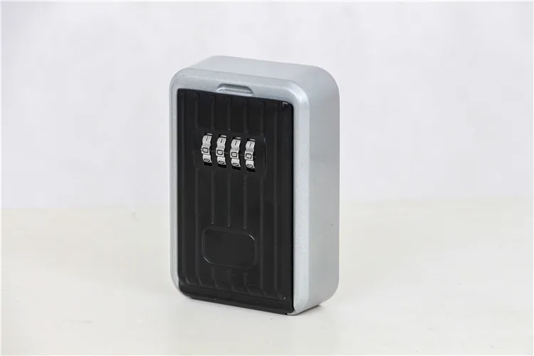Strong zinc alloy 4 Digit Combination Password Keys Box Key Storage Organizer Box Wall Mounted Home Security Code Lock Key Box