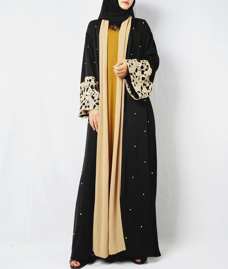 Модные мусульманское платье-Абая в мусульманская одежда для Дубай одежда для женщин джилбаб Djellaba Robe мусульманин турецкий Baju Robe кимоно