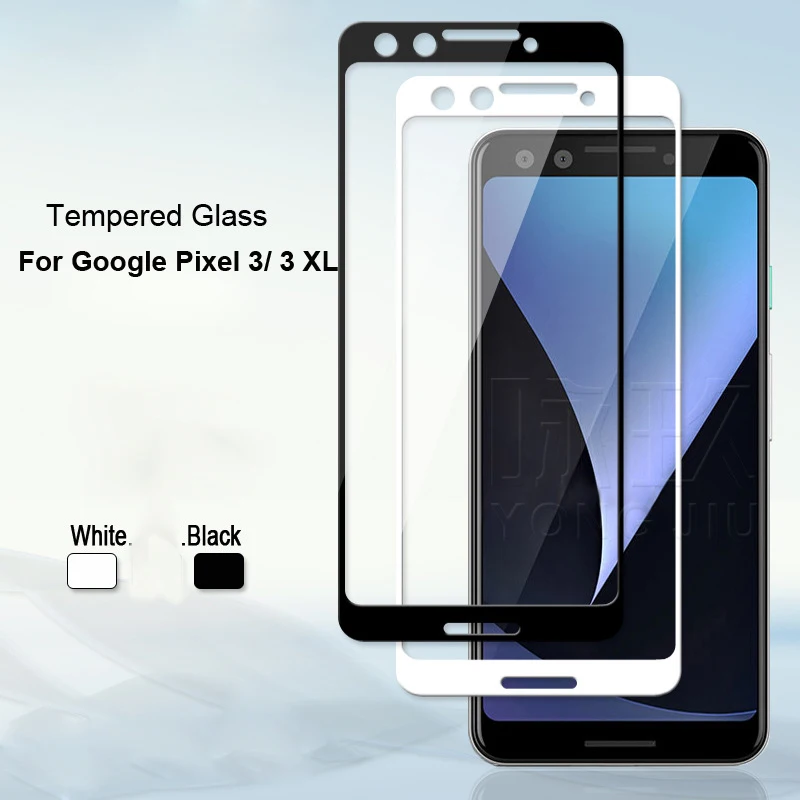 

2.5D 9H Glass for Google Pixel 3 Pxiel 3 XL 2.5D 9H Full Coverage Tempered Glass Screen Protector for Google Pixel3 Pxiel2 3 XL