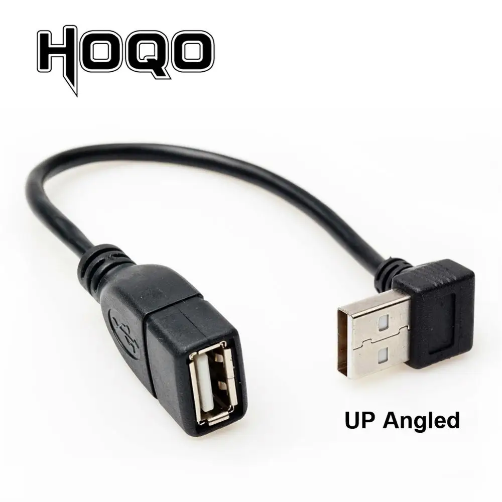 Левый/правый/вверх/вниз угол 90 градусов USB 2 0 штекер Угловой гнездо адаптер