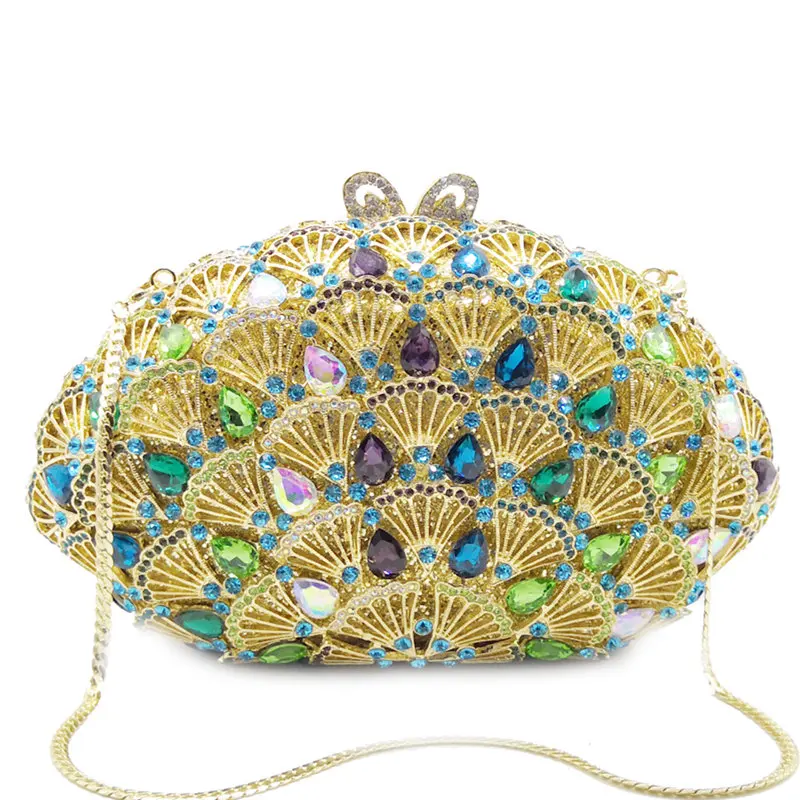 As Portemonnaie Show show Main Picture De Soirée En Bandoulière D'embrayage Argent Nouveauté À Strass Femmes Vert violet bleu Sac Picture Dames Mini Métal Sacs IqHRW