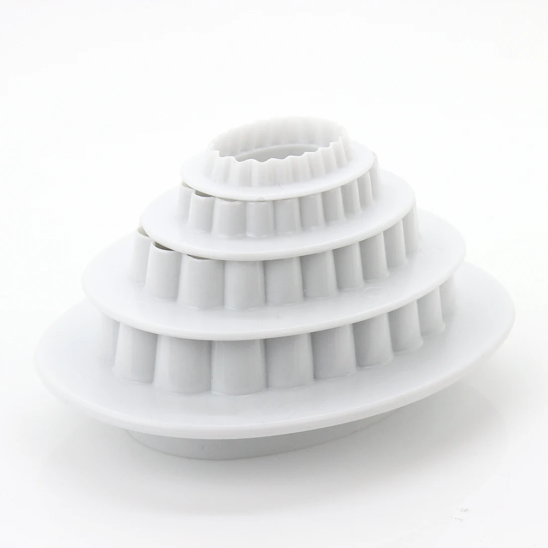 Free Shipping 4Pcs Set Oval Fondant Cake Decorating