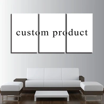 

Drop Shipping Custom Made Canvas Wall Art Pictures 3 Panel/Pieces Customized Modular Painting Living Room Decor Framework