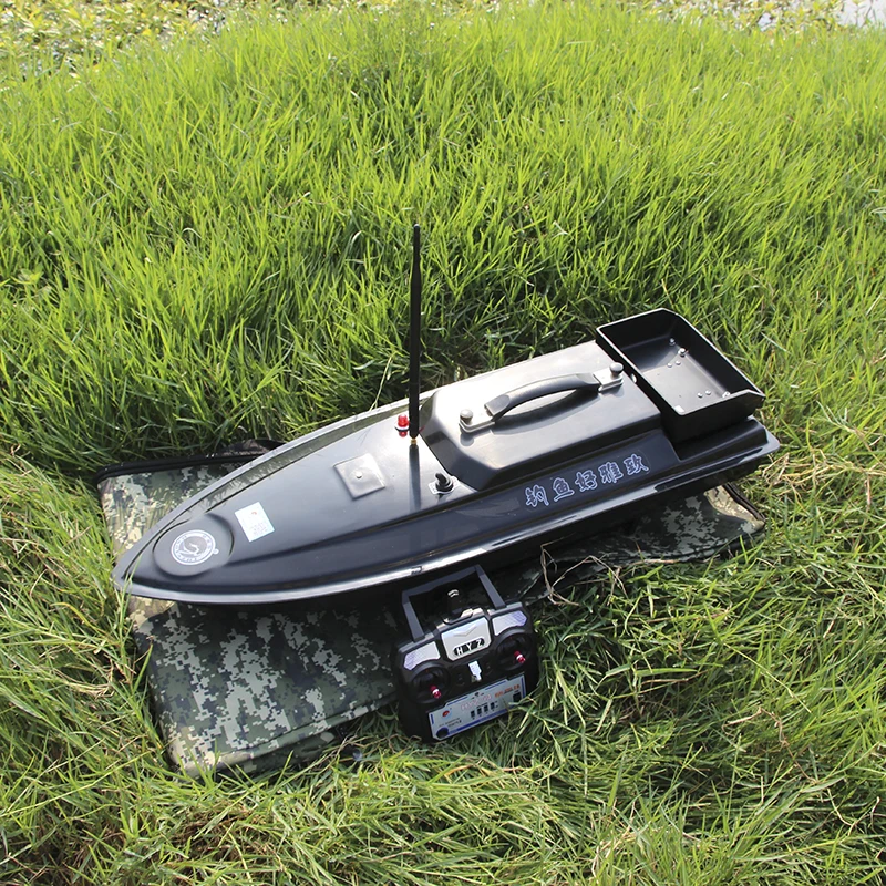 New Fiberglass fishing RC bait boat HYZ-80 2.4G 500M Intelligent auto Wireless RC Feeder hook feeding ship Add GPS/Fish Detector 6
