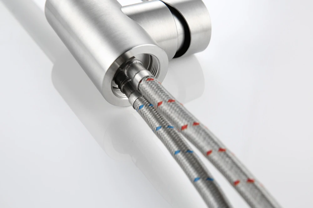 hm 360 Degree Cold and Hot Kitchen Tap Single Hole Water Tap SUS304 Stainless Steel Kitchen Faucets (15)