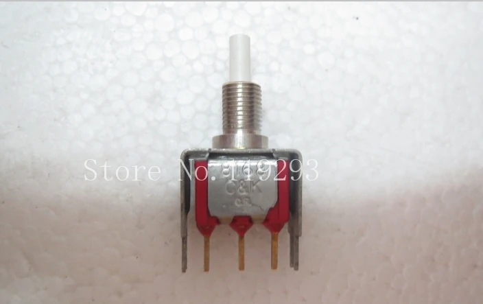

[BELLA]C & K 8168 0.4VA American gold-plated 3 -pin push button switch with bracket reset switch new original--10PCS/LOT