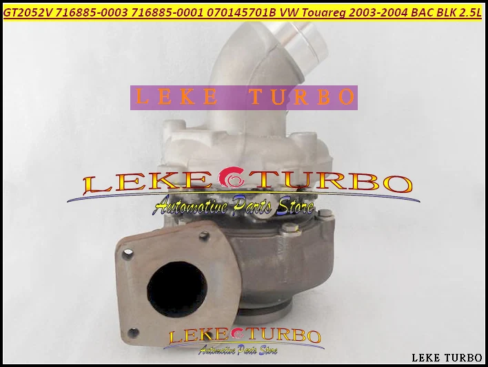 Turbo GT2052V 716885 716885-5004S 716885-0001 070145701J Turbocharger For Volkswagen VW Touareg 2003-04 BAC BLK 2.5L TDI (1)