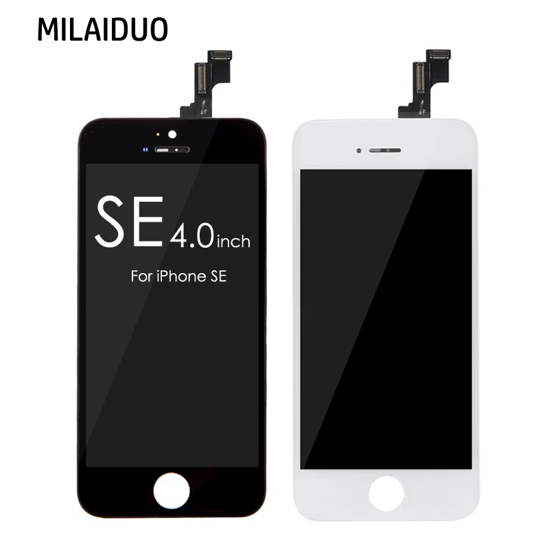 ЖК дисплей для iPhone SE 5S с 3D сенсорным экраном дигитайзер Apple сборка Замена Белый