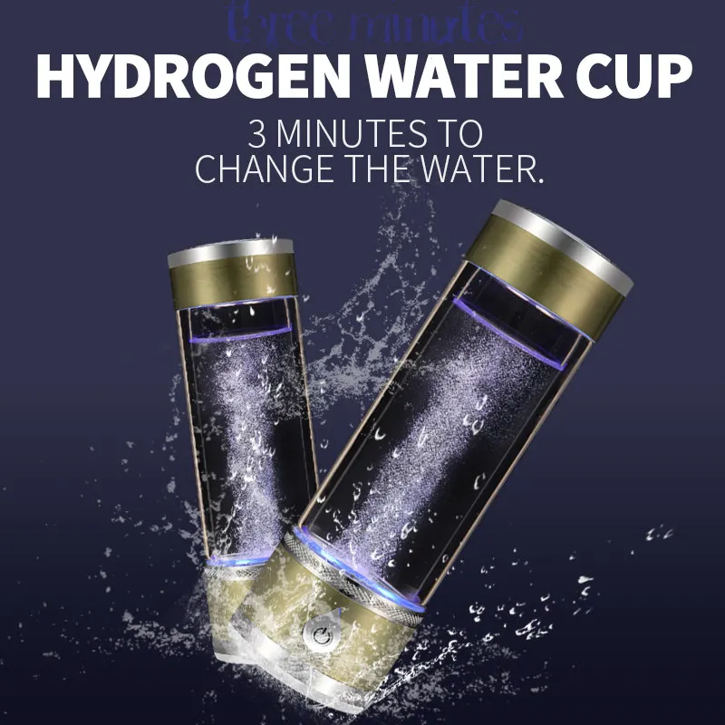 

New SPE Hydrogen Rich Generator Water Ionizer Bottle Seperate H2 and O2 High Pure Hydrogen Heathy Smart Cup