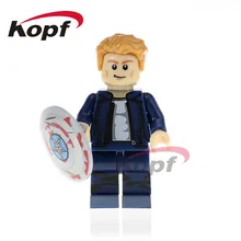 50 шт. PG383 Супер Герои Капитан Америка вооруженный Дэдпул Бэтмен, Бэйн кирпичи экшн строительные блоки детские развивающие Подарочные игрушки