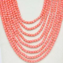 Очень хорошо AAA 1"-23" 8row круглый розовые коралловые бусы ожерелье 925 s mabe жемчужина застежка ПРИРОДНЫЙ позолоченный