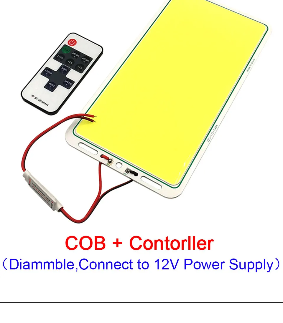 200 Вт большой светодиодный Панель супер яркий 12V COB светильник доска для внутреннего и наружного спорта светильник ing DIY теплый белый свет, холодный белый Цвет Водонепроницаемый светодиодный потолочный светильник