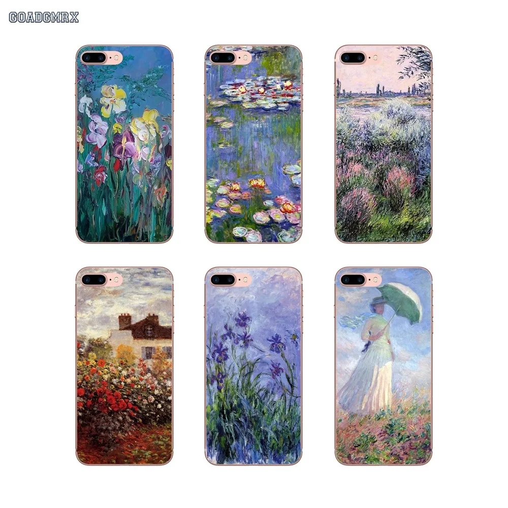 

For Samsung Galaxy S10 Lite J1 J2 J3 J5 J7 2015 2016 J4 J6 Plus J8 2018 Europe Soft Case Cover Claude Monet Impressionism French