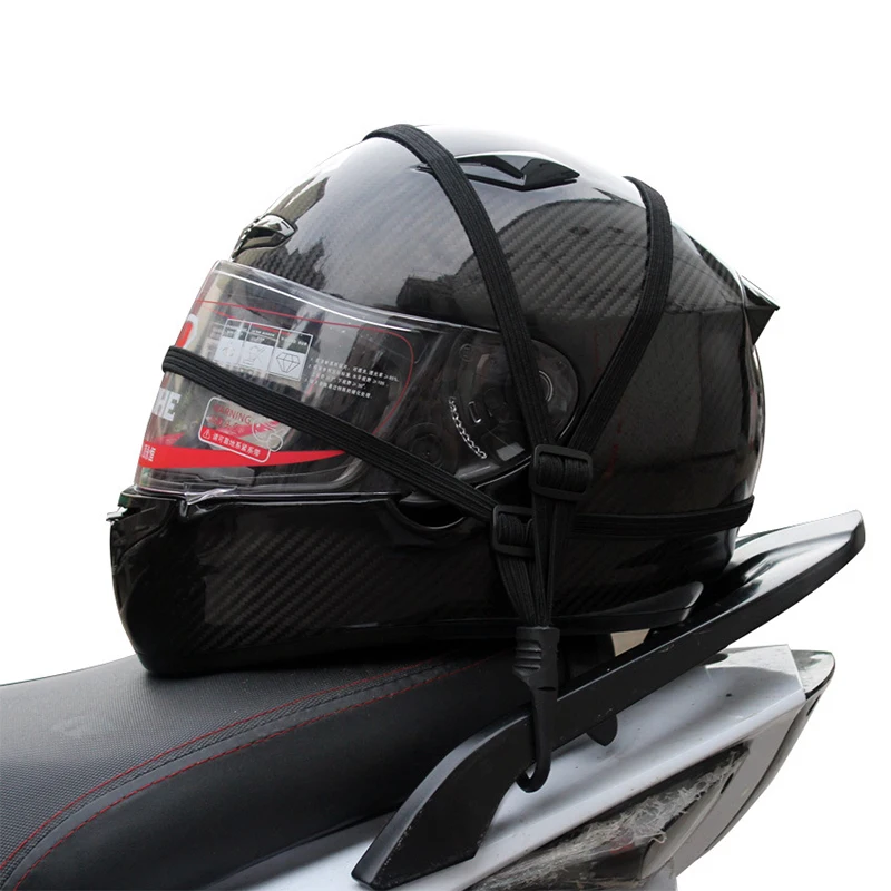 Einstellbare Bungee Cord Cargo Motorrad Helm 