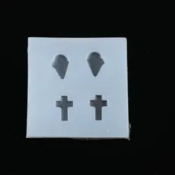Дорин коробка творческий DIY силиконовые полимерная форма для изготовления ювелирных изделий крыло белый крест ювелирные инструменты 48 мм